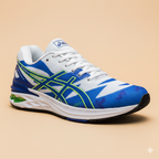 THE 'KAYANO' STABILITY RUNNER - WHITE/BLUE