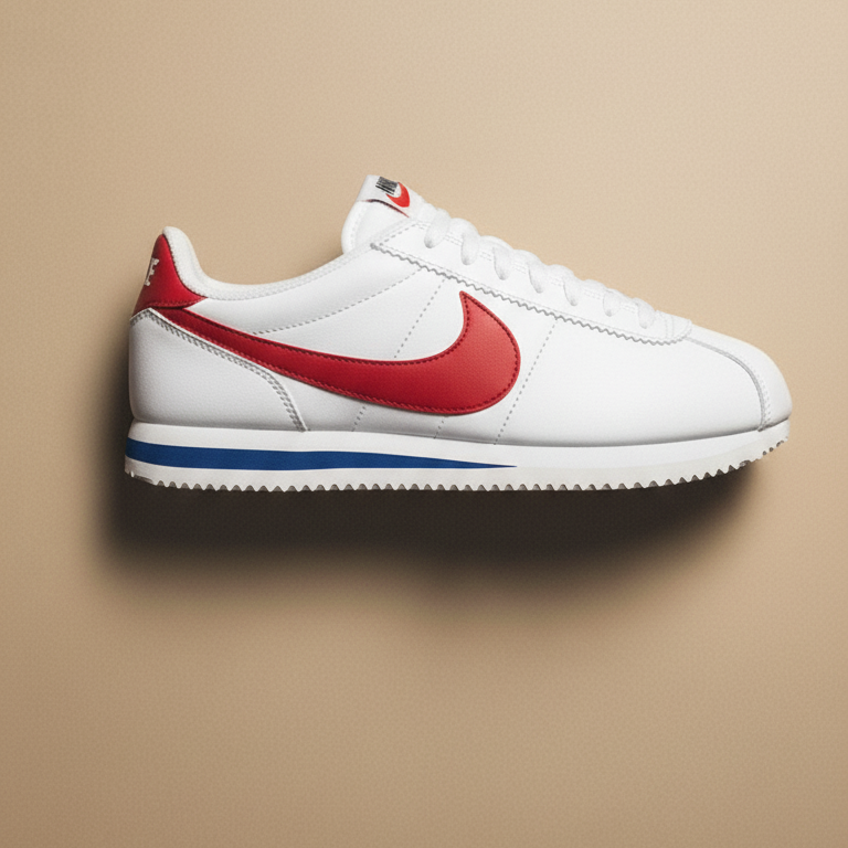 THE 'CORTEZ' CLASSIC - WHITE/RED/BLUE (OG)