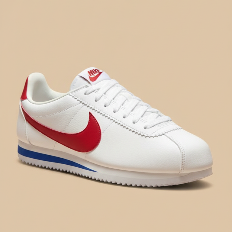 THE 'CORTEZ' CLASSIC - WHITE/RED/BLUE (OG)